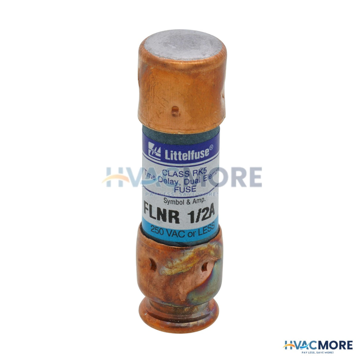Littelfuse 0.5 Amp Dual Element Time-Delay, Class RK5 Fuse (250V) FLNR.500