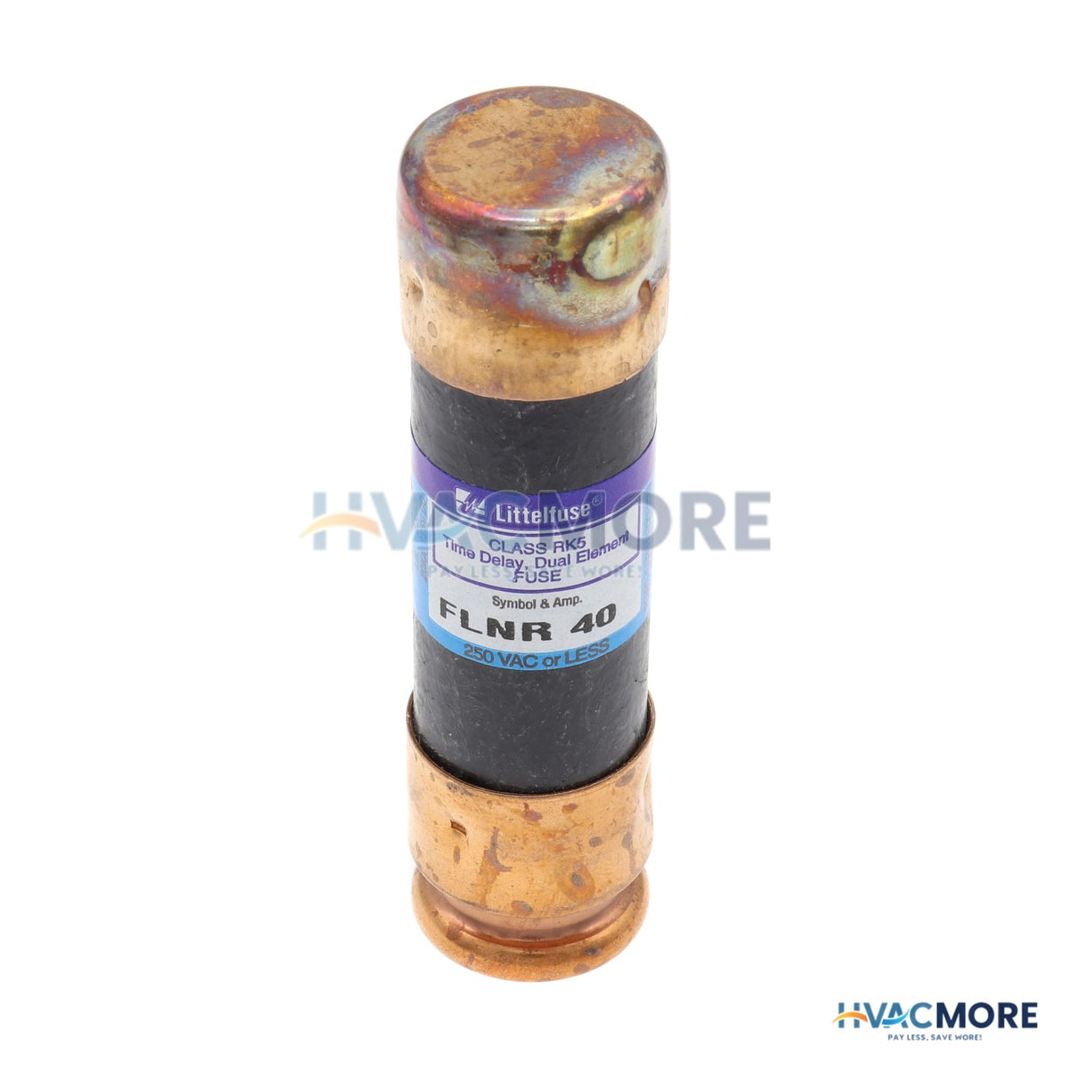 Littelfuse 40 Amp Dual Element Time-Delay, Class RK5 Fuse (250V) FLNR040