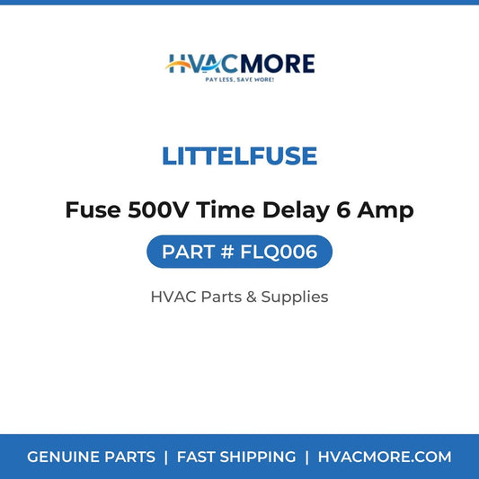 Littelfuse Fuse 500V Time Delay 6 Amp FLQ006