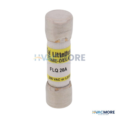 Littelfuse 20 Amp Slo-Blo Time-Delay, Midget Class Fuse, 500V FLQ020