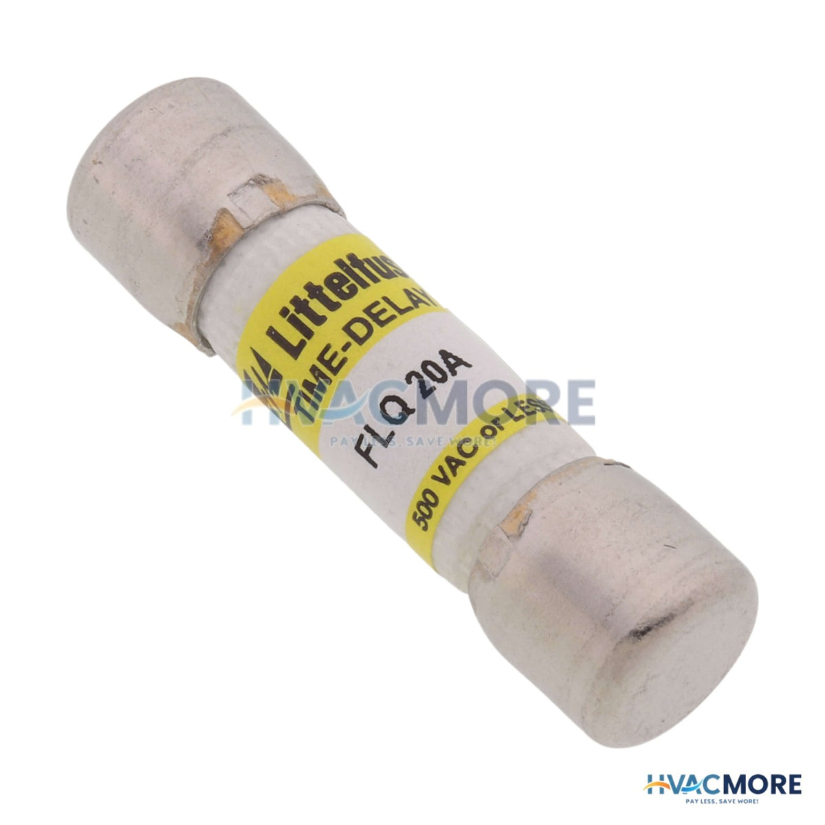 Littelfuse 20 Amp Slo-Blo Time-Delay, Midget Class Fuse, 500V FLQ020