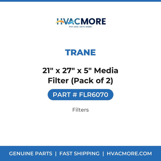 Trane 21" x 27" x 5" Media Filter (Pack of 2) FLR6070