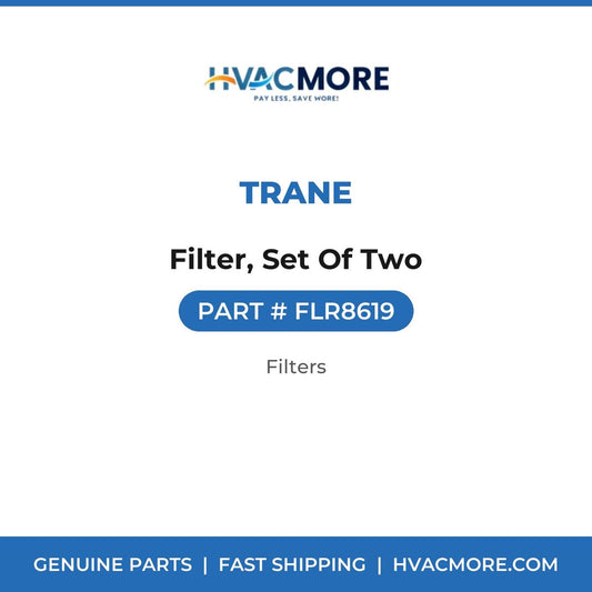 Trane Filter, Set Of Two FLR8619