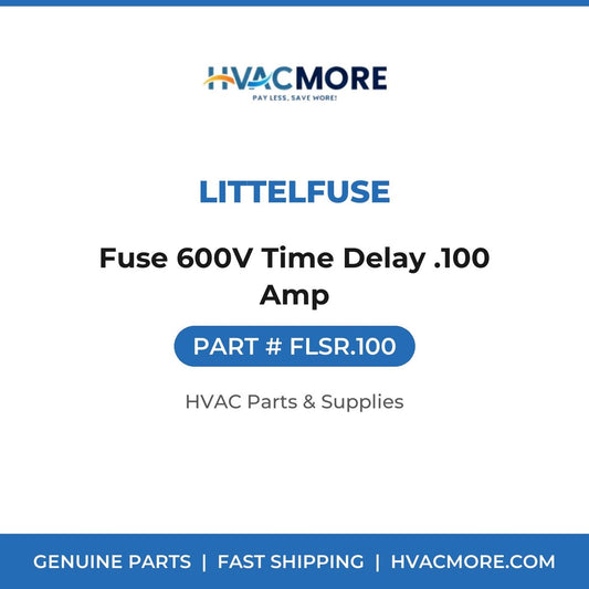 Littelfuse Fuse 600V Time Delay .100 Amp FLSR.100