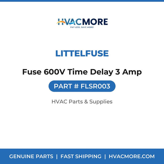 Littelfuse Fuse 600V Time Delay 3 Amp FLSR003