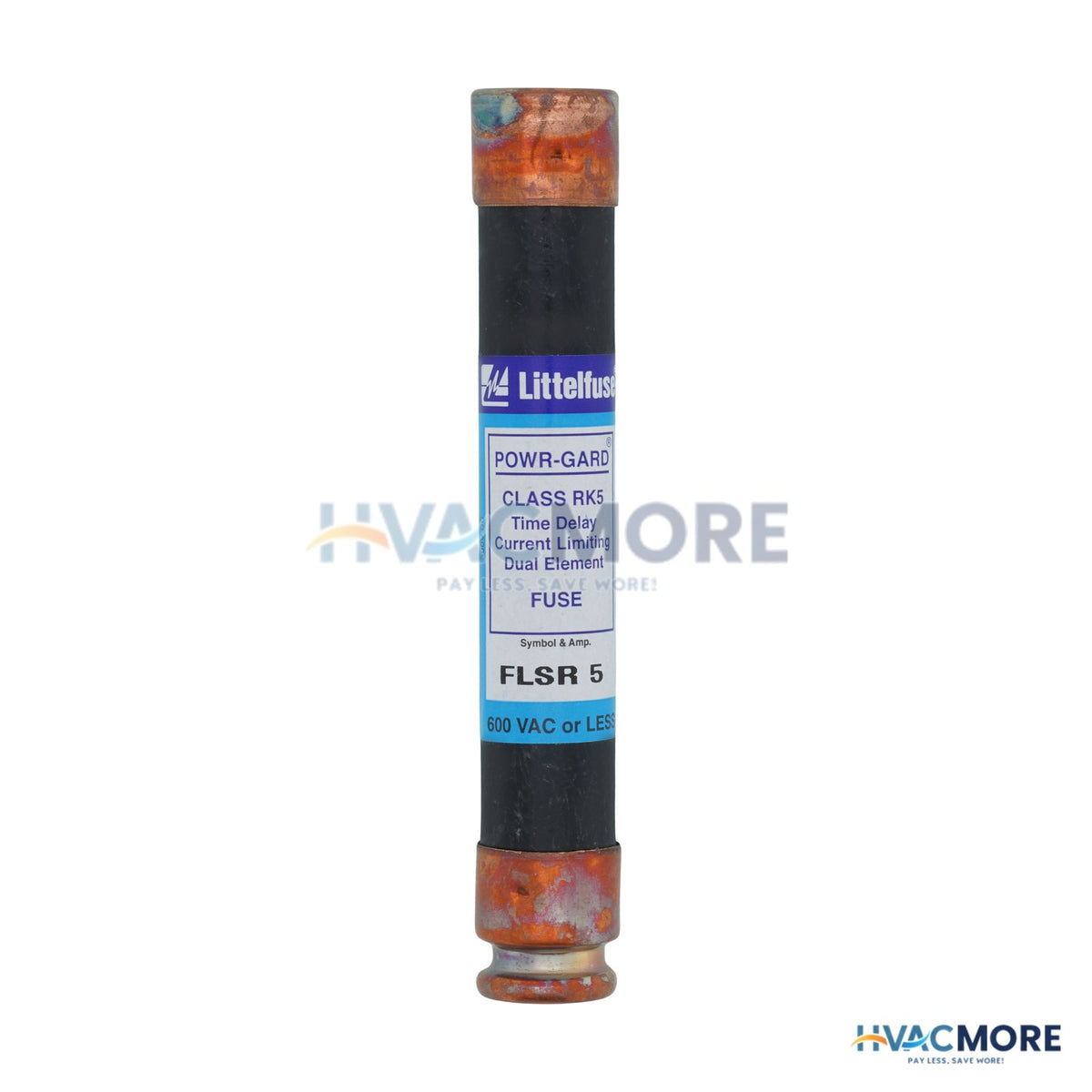 Littelfuse 5 Amp Dual-Element Time-Delay, Class RK5 Power Fuse (600V) FLSR005