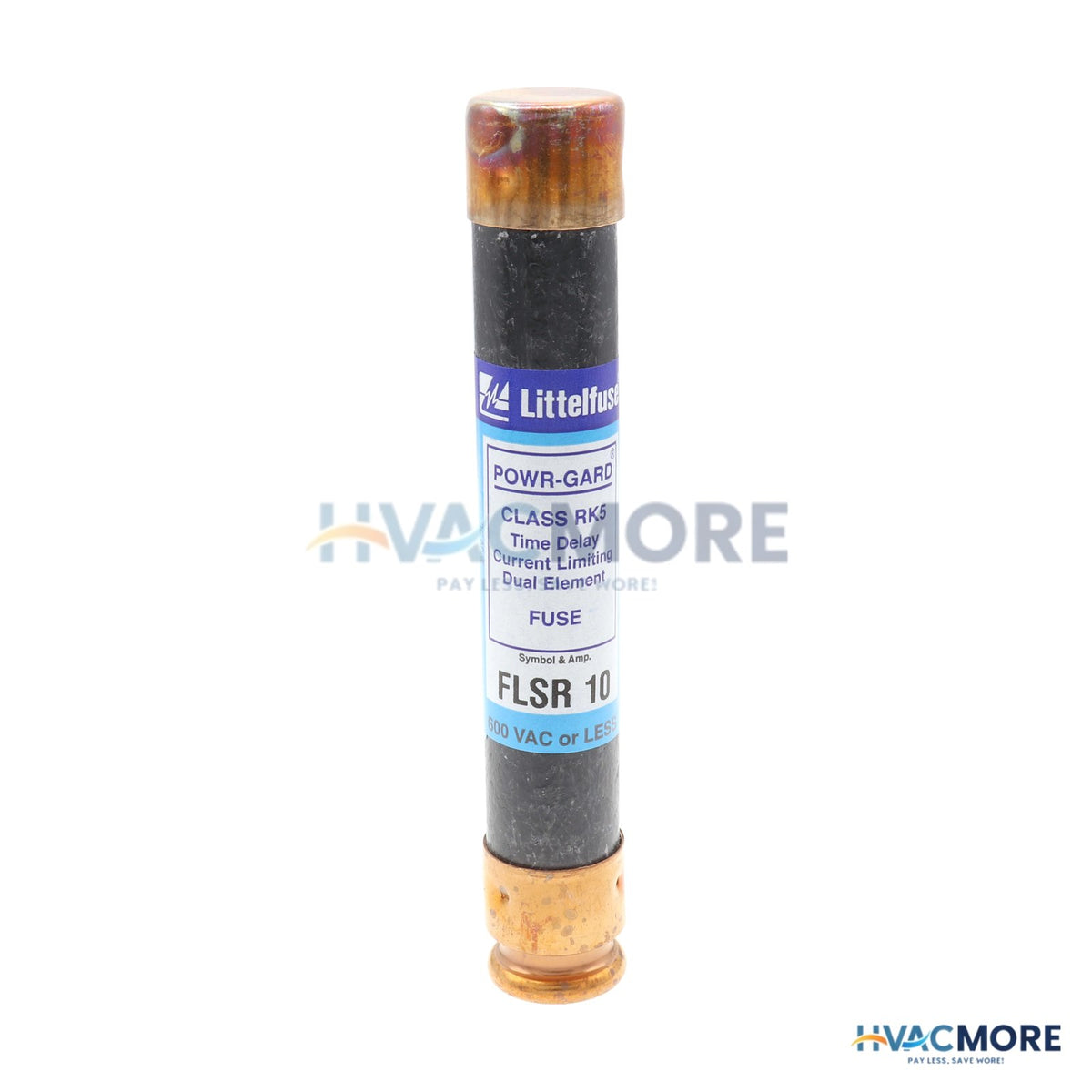 Littelfuse 10 Amp Dual-Element Time-Delay, Class RK5 Power Fuse (600V) FLSR010