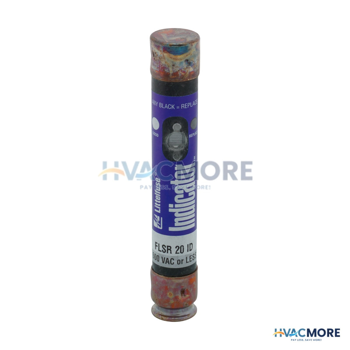 Littelfuse 20 Amp Dual-Element Time Delay, Class RK5 Indicator Power Fuse (600V) FLSR020ID