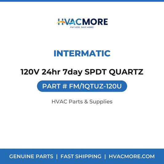 Intermatic 120V 24hr 7day SPDT QUARTZ FM/1QTUZ-120U