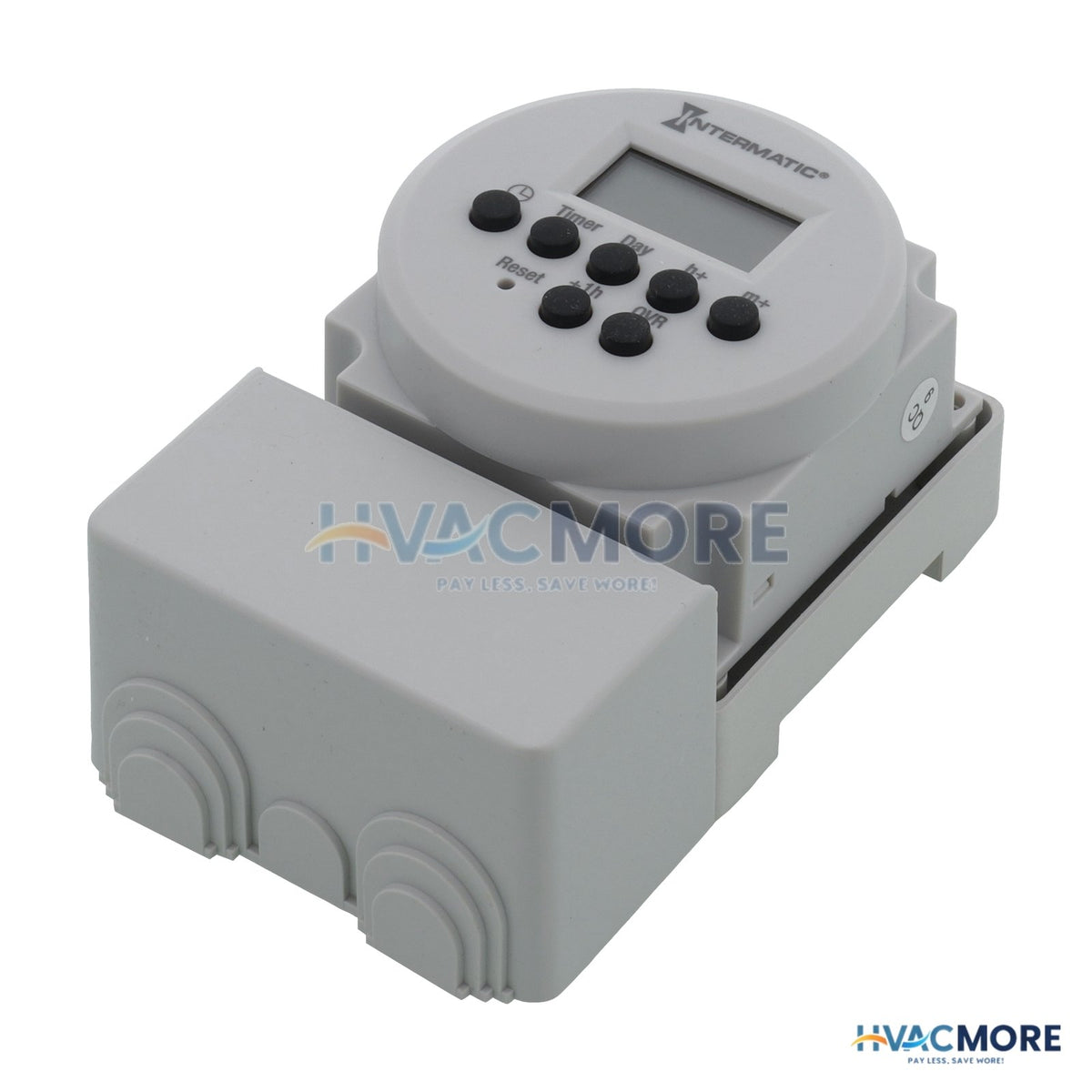 Intermatic One-Channel Electronic Time Switch, 16A, SPDT Surface Mounting (24V) FM1D50A-LV