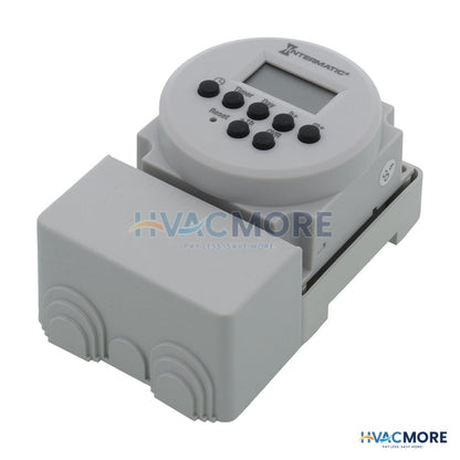 Intermatic One-Channel Electronic Time Switch, 16A, SPDT Surface Mounting (24V) FM1D50A-LV