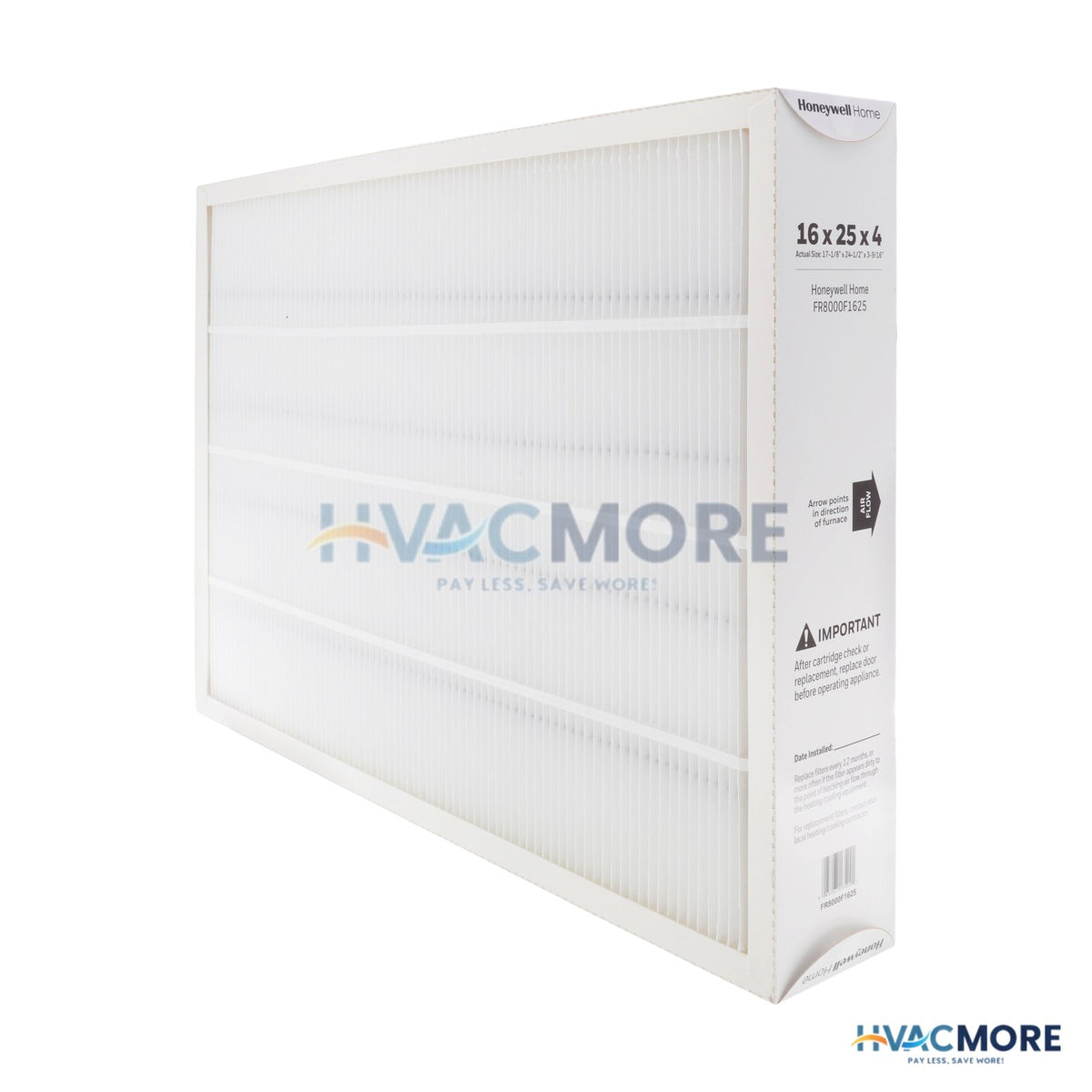 Honeywell Home TrueCLEAN Replacement Filter (16" x 25" Filter) FR8000F1625