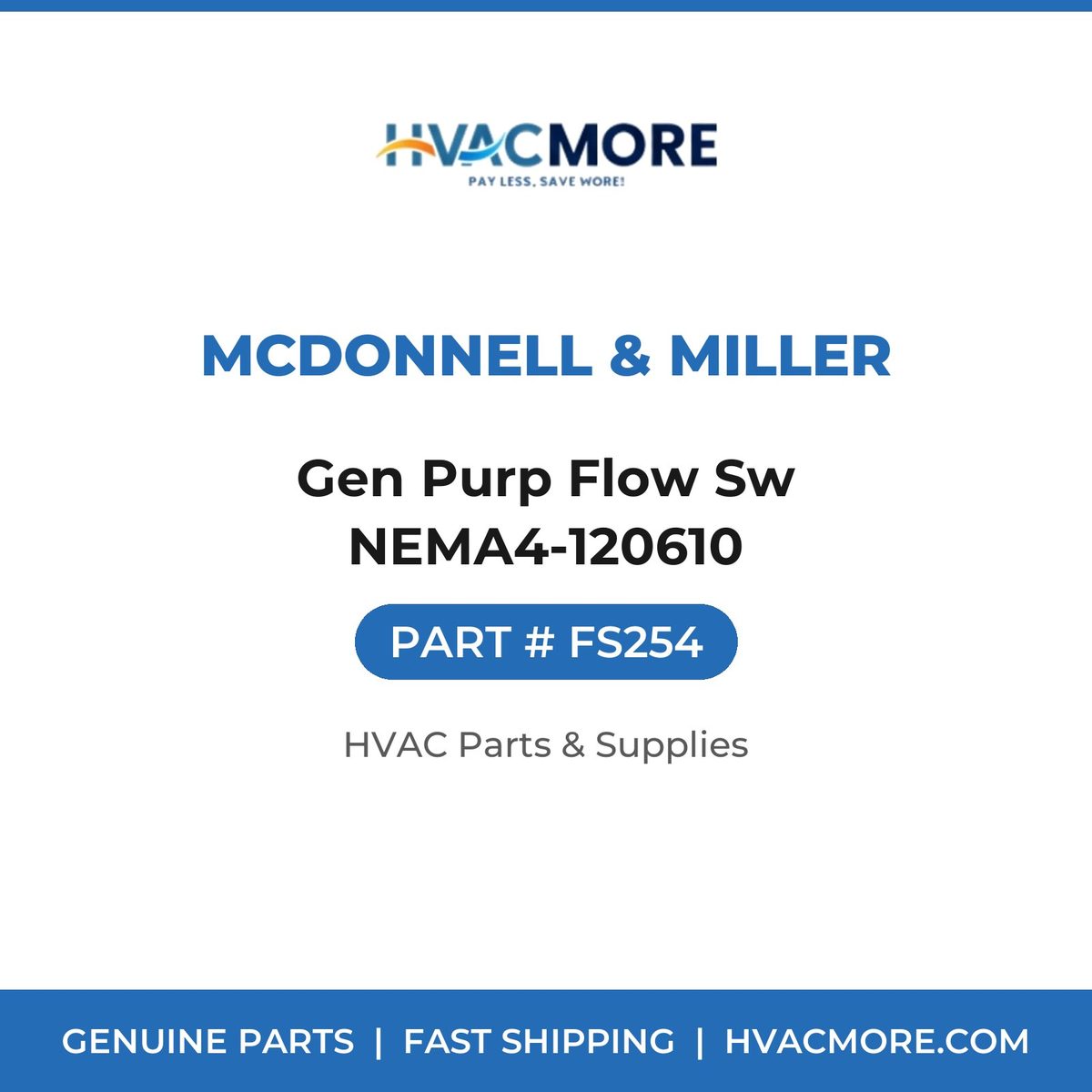 McDonnell & Miller Gen Purp Flow Sw NEMA4-120610 FS254