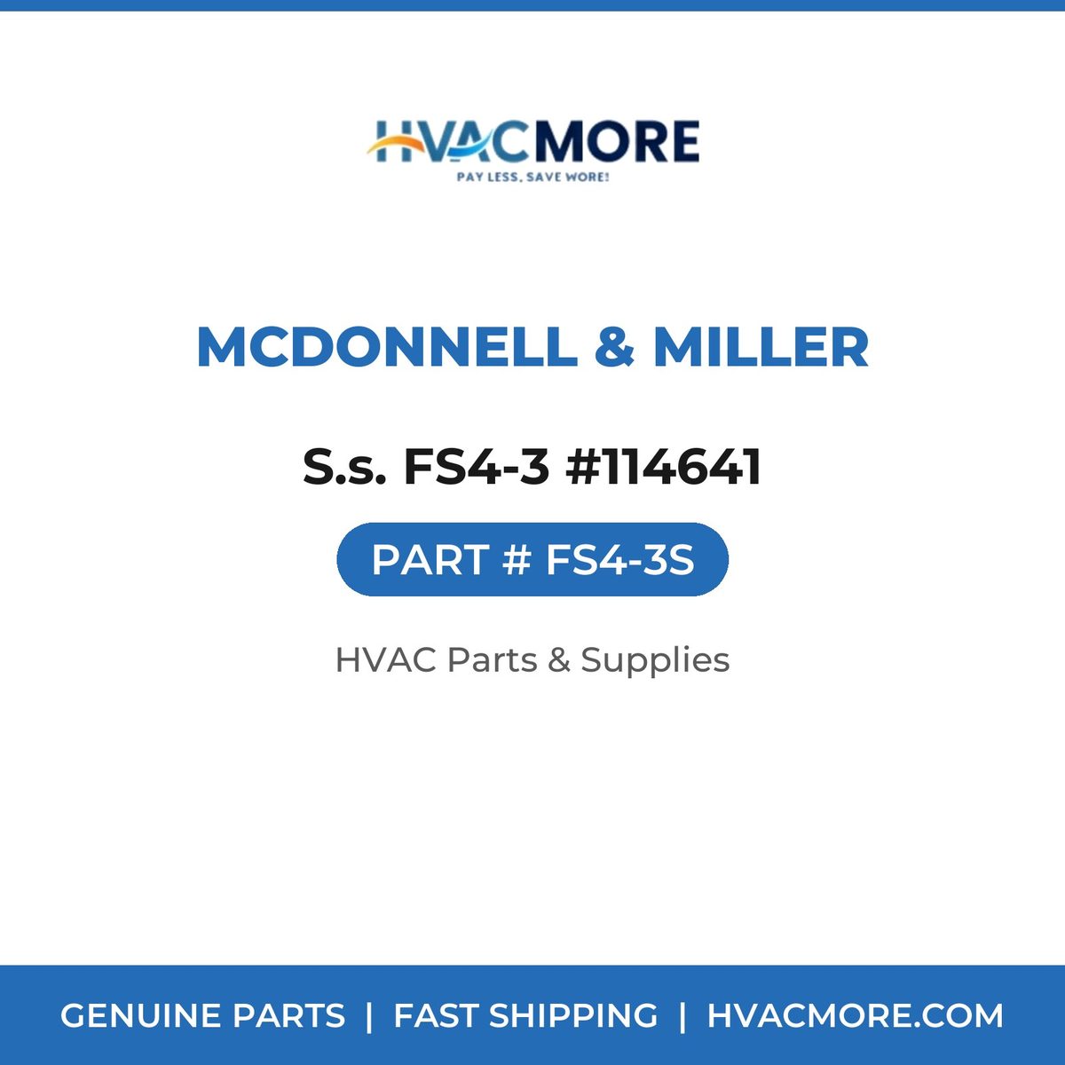 McDonnell & Miller S.s. FS4-3 #114641 FS4-3S