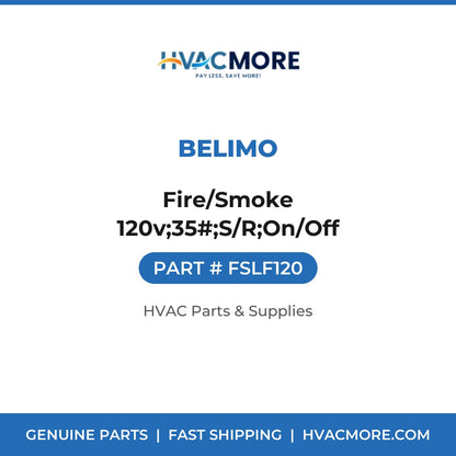 Belimo Fire/Smoke 120v;35#;S/R;On/Off FSLF120