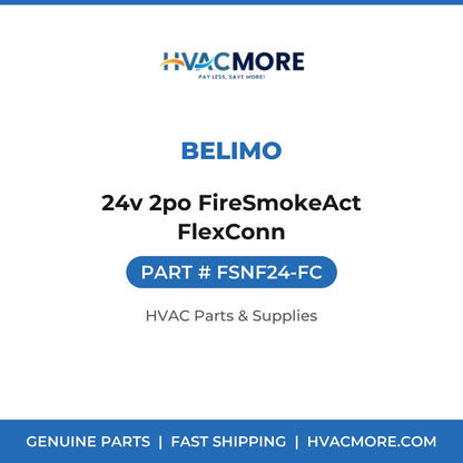 Belimo 24v 2po FireSmokeAct FlexConn FSNF24-FC