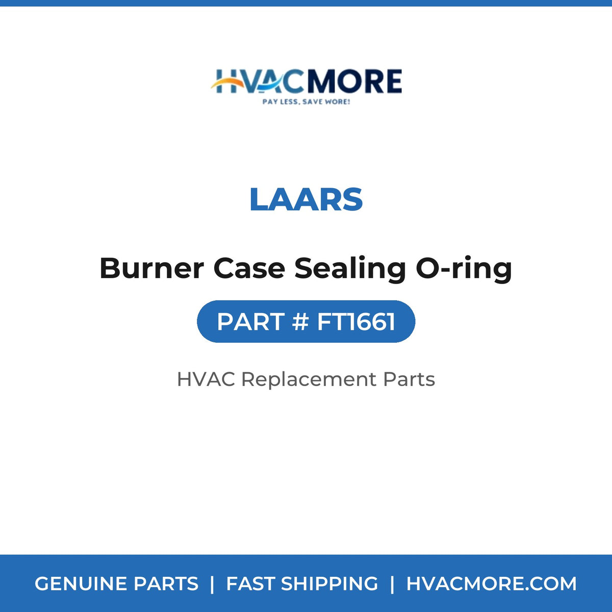 Laars Burner Case Sealing O-ring FT1661