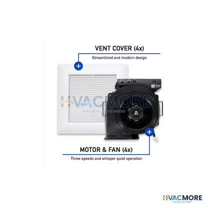Panasonic Motor/Grille Assembly for WhisperValue DC - Contractor Pack of 4 FV-0510VSB1