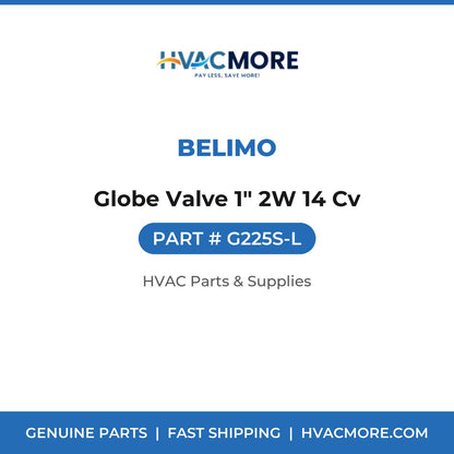 Belimo Globe Valve 1" 2W 14 Cv G225S-L