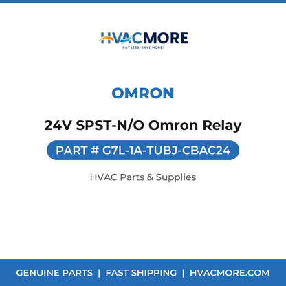 Omron 24V SPST-N/O Omron Relay G7L-1A-TUBJ-CBAC24