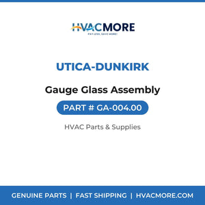 Utica-Dunkirk Gauge Glass Assembly GA-004.00