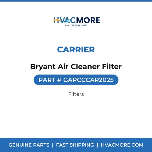 Carrier Bryant Air Cleaner Filter GAPCCCAR2025