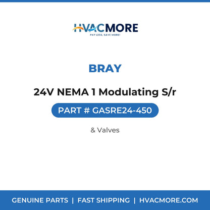 Bray 24V NEMA 1 Modulating S/r GASRE24-450