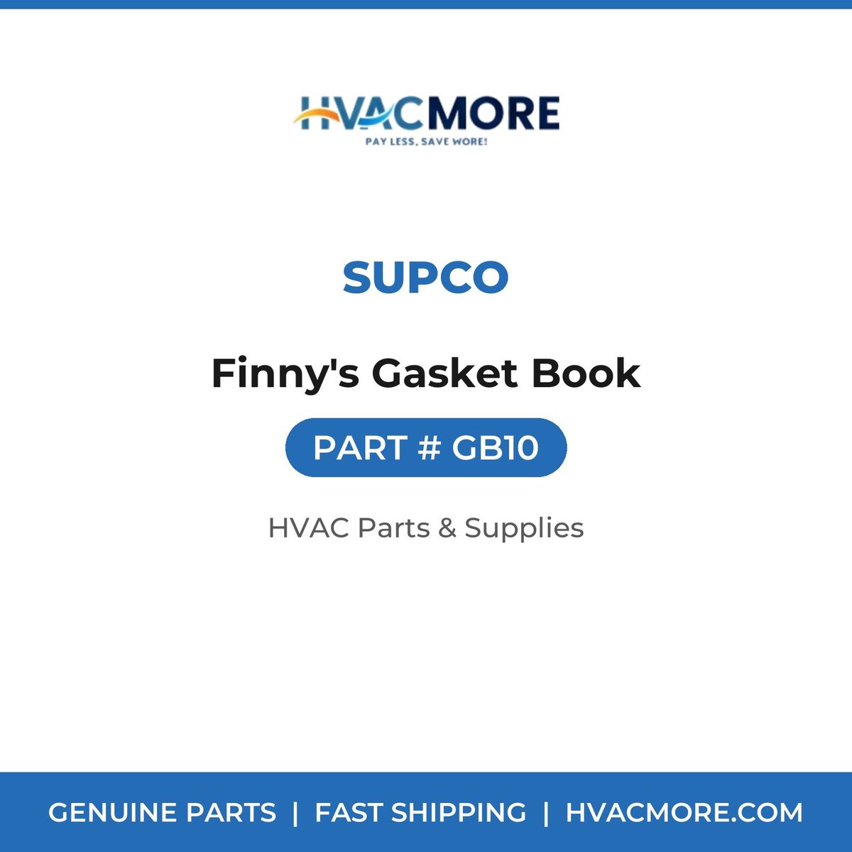 Supco Finny's Gasket Book GB10
