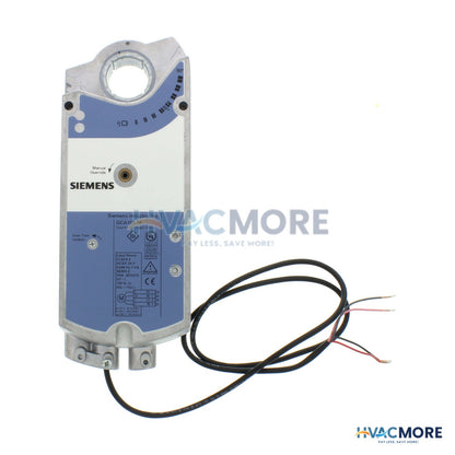 Siemens GCA Modulating SR 142 lb-in Electronic Damper Actuator W/ Plenum Cables GCA151.1P