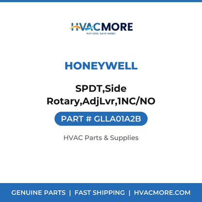 Honeywell SPDT,Side Rotary,AdjLvr,1NC/NO GLLA01A2B