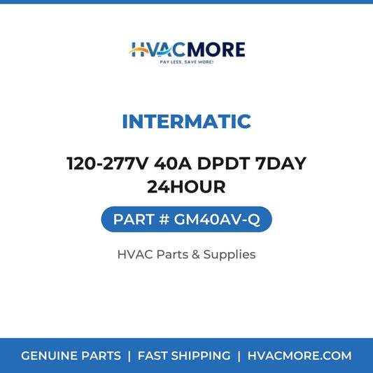 Intermatic 120-277V 40A DPDT 7DAY 24HOUR GM40AV-Q