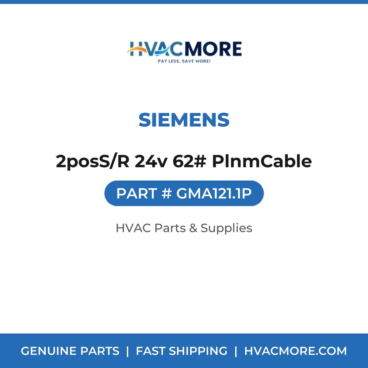 Siemens 2posS/R 24v 62# PlnmCable GMA121.1P