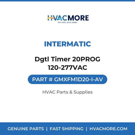 Intermatic Dgtl Timer 20PROG 120-277VAC GMXFM1D20-I-AV