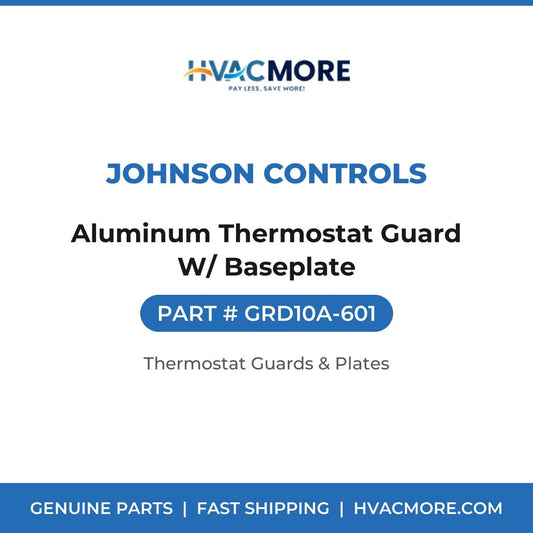 Johnson Controls Aluminum Thermostat Guard W/ Baseplate GRD10A-601