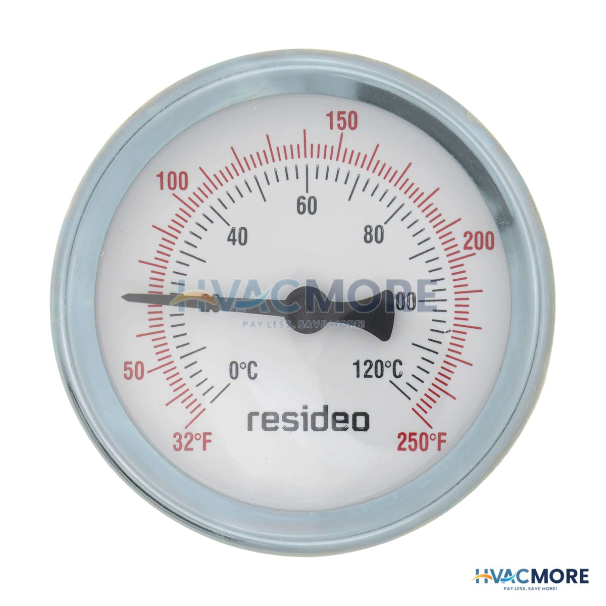 Resideo 1/2" NPT Connection Thermometer W/ 2-1/2" Dial Size GT162