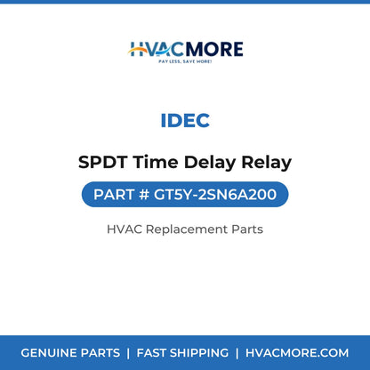 IDEC SPDT Time Delay Relay GT5Y-2SN6A200