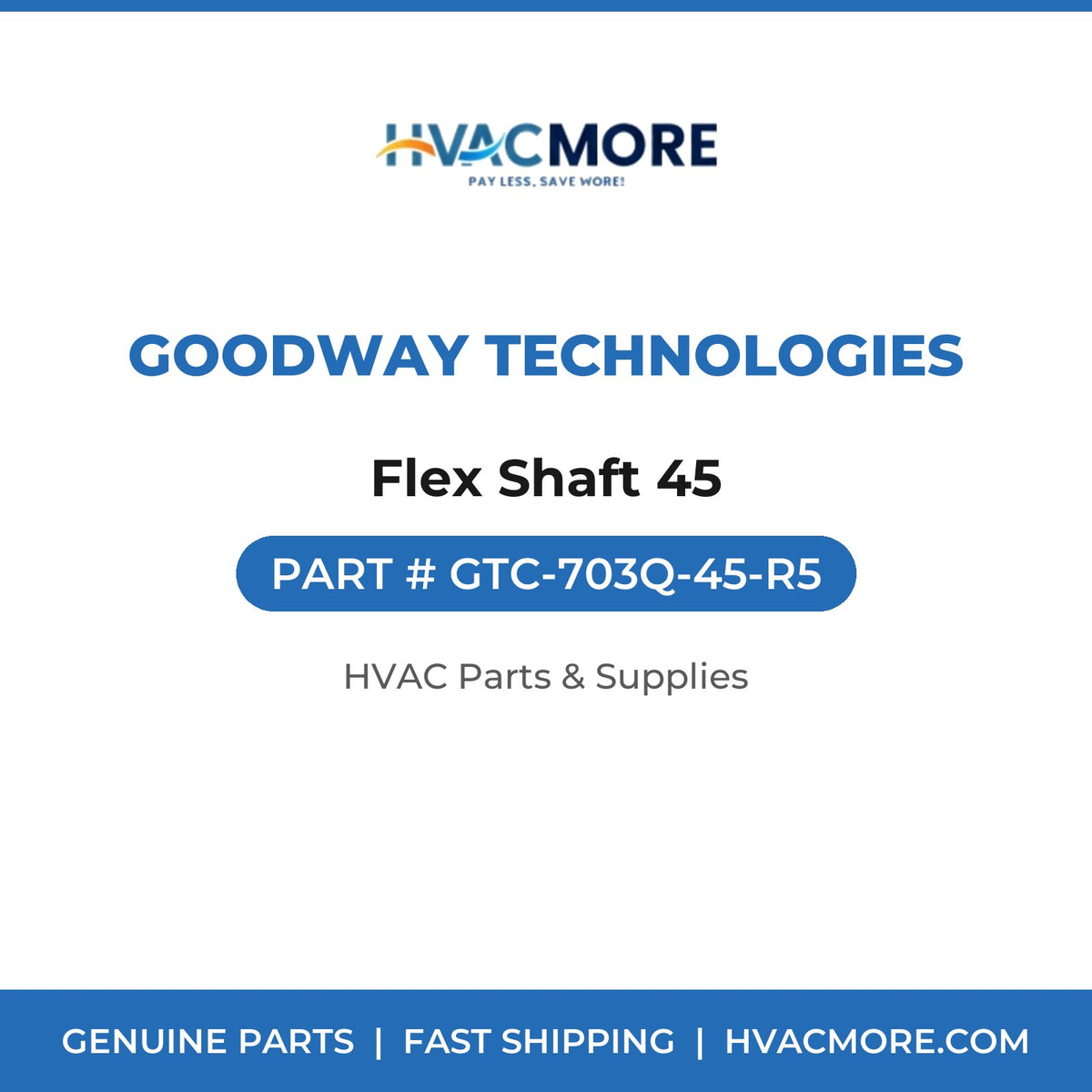 Goodway Technologies Flex Shaft 45 GTC-703Q-45-R5