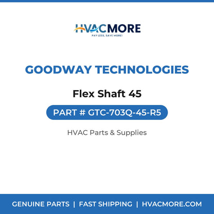 Goodway Technologies Flex Shaft 45 GTC-703Q-45-R5