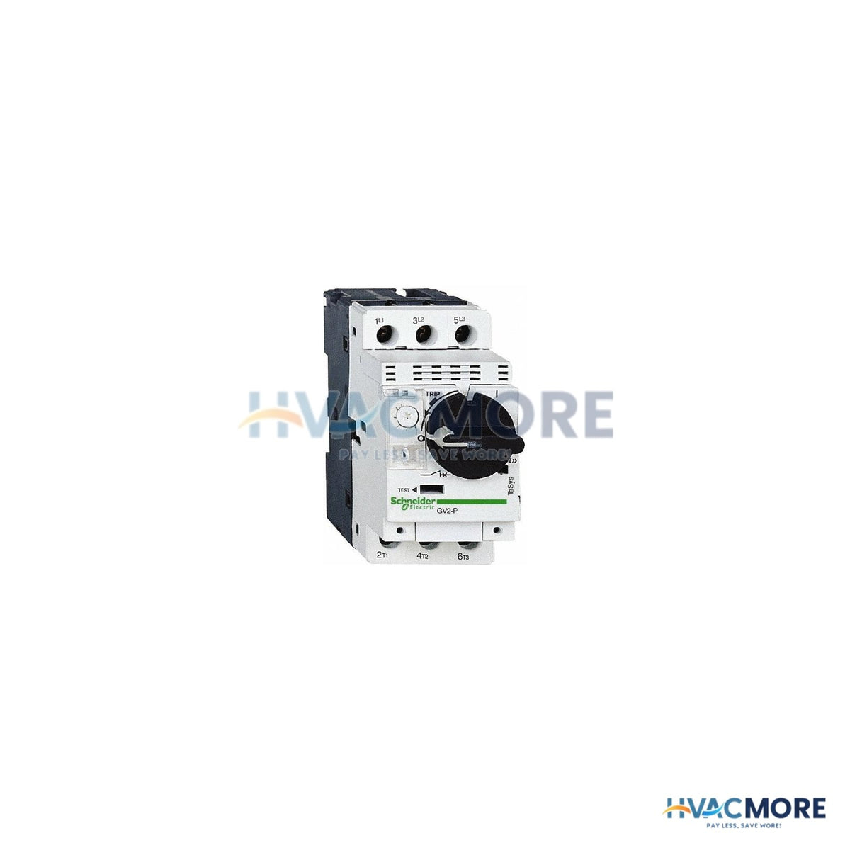 Schneider Electric 6.30 Amp, 690 VAC at 50/60 Hz, 3 Pole, Bolt On, Clip Motor Circuit Breaker GV2P10