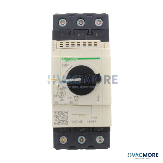 Square D Manual IEC Starter, 48/65A (600V) GV3P65
