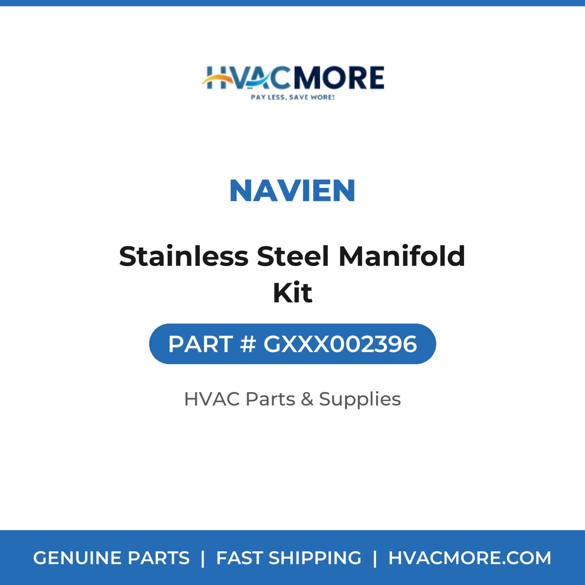 Navien Stainless Steel Manifold Kit GXXX002396