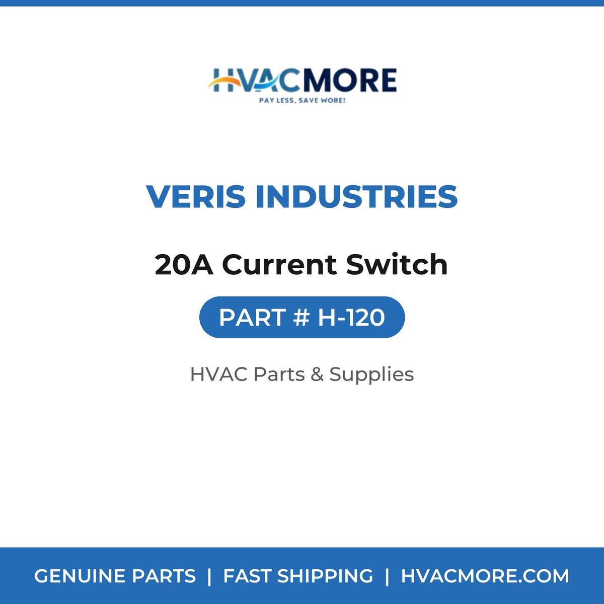 Veris Industries 20A Current Switch H-120