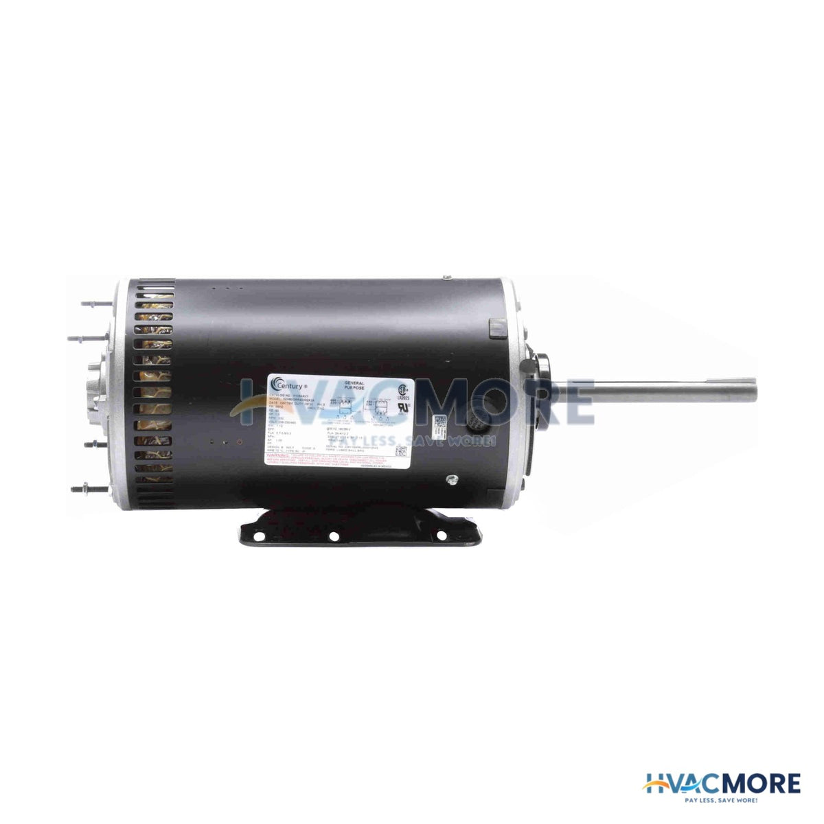 Century 6" PSC Motor, 1-1/2 HP, 850 RPM, Reversible (208-230/460V) H1054AV1