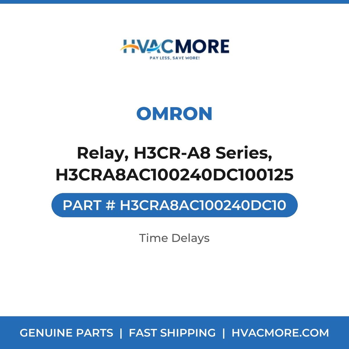 OMRON Relay, H3CR-A8 Series, H3CRA8AC100240DC100125 H3CRA8AC100240DC10