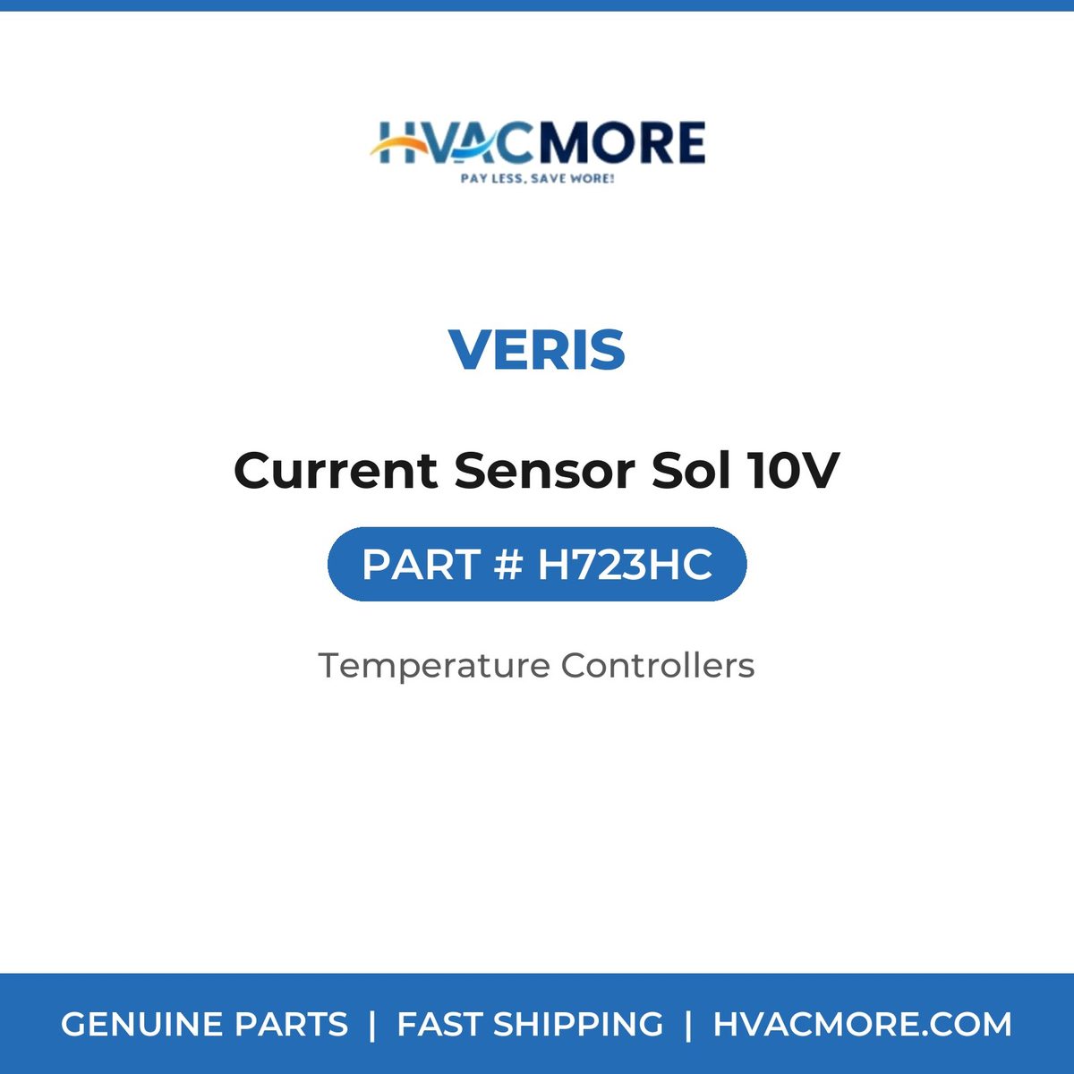 Veris Current Sensor Sol 10V H723HC