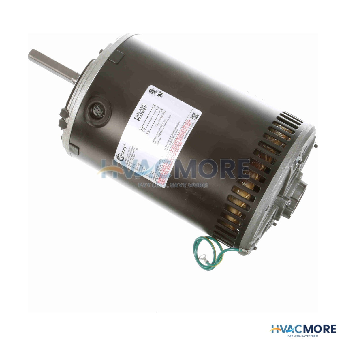 Century 575V 3 PH 1 HP 900 RPM Motor H962V1