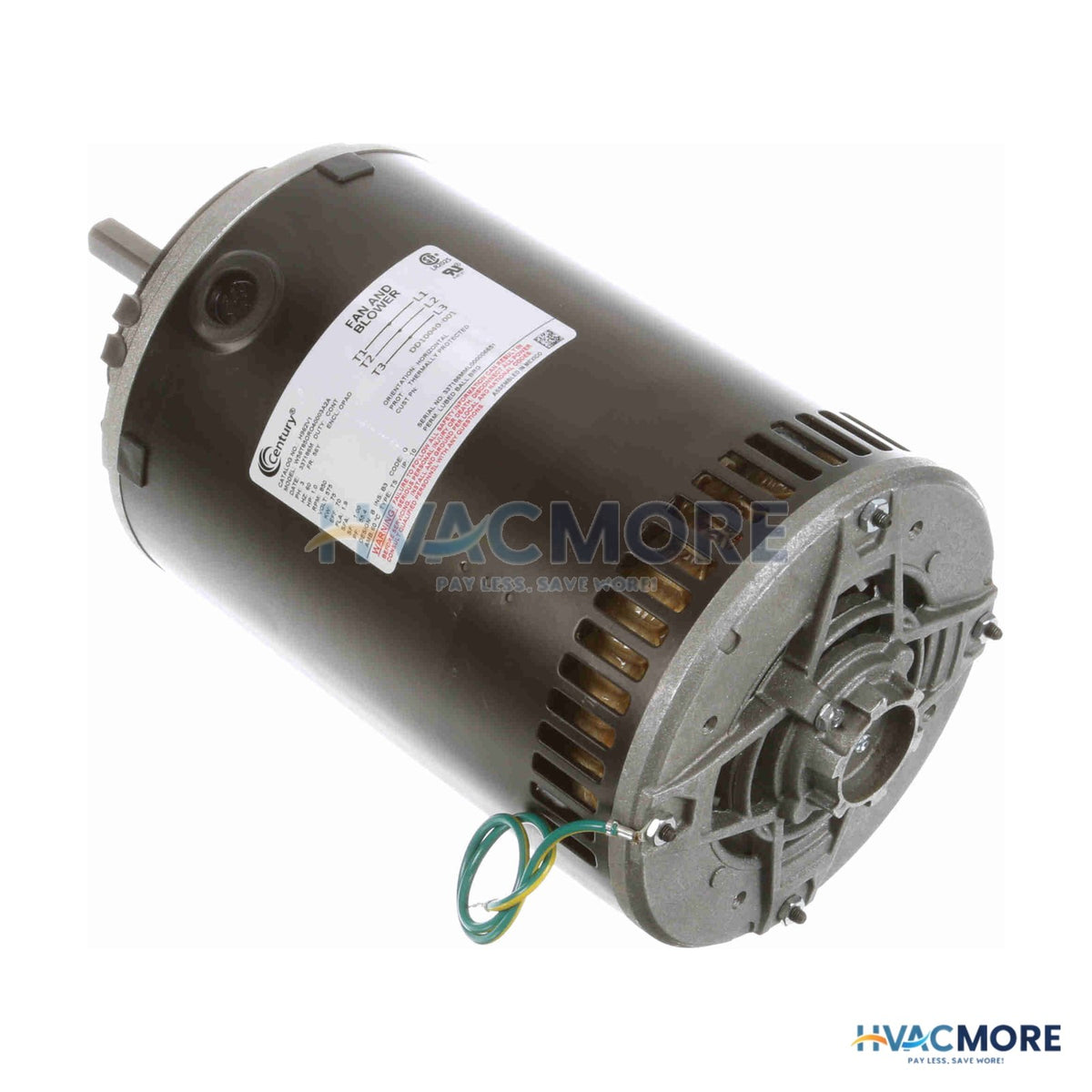 Century 575V 3 PH 1 HP 900 RPM Motor H962V1