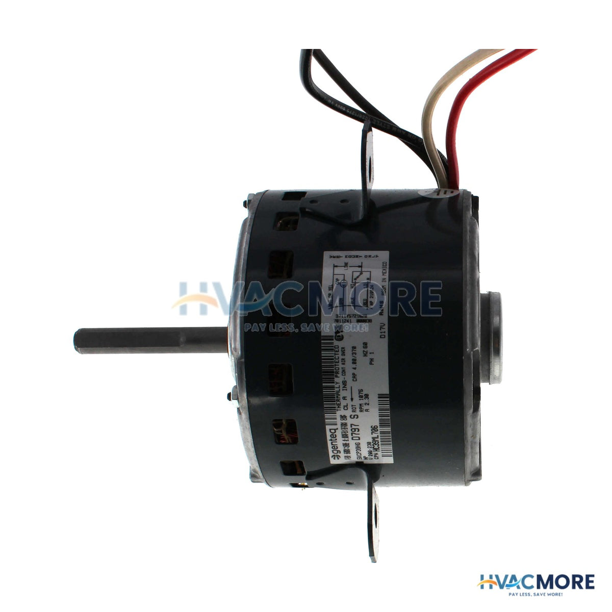 Carrier 1/4 HP Condenser Fan Motor, 208/230V HC39ML706