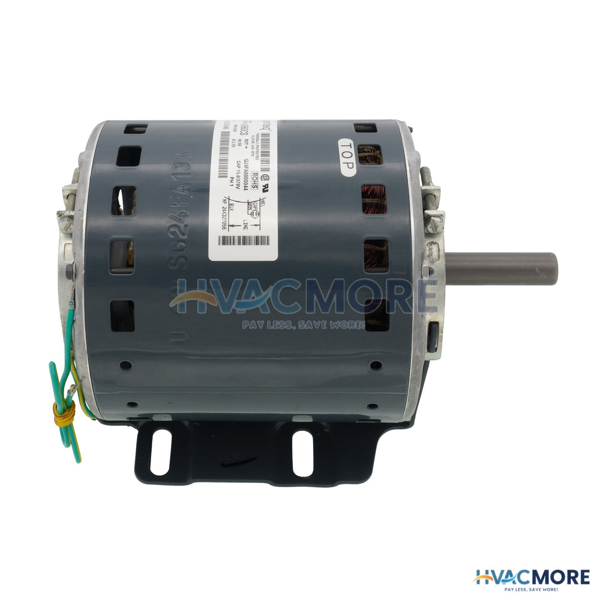 Carrier 460V CW Motor 1HP, 1650RPM HC52ER460