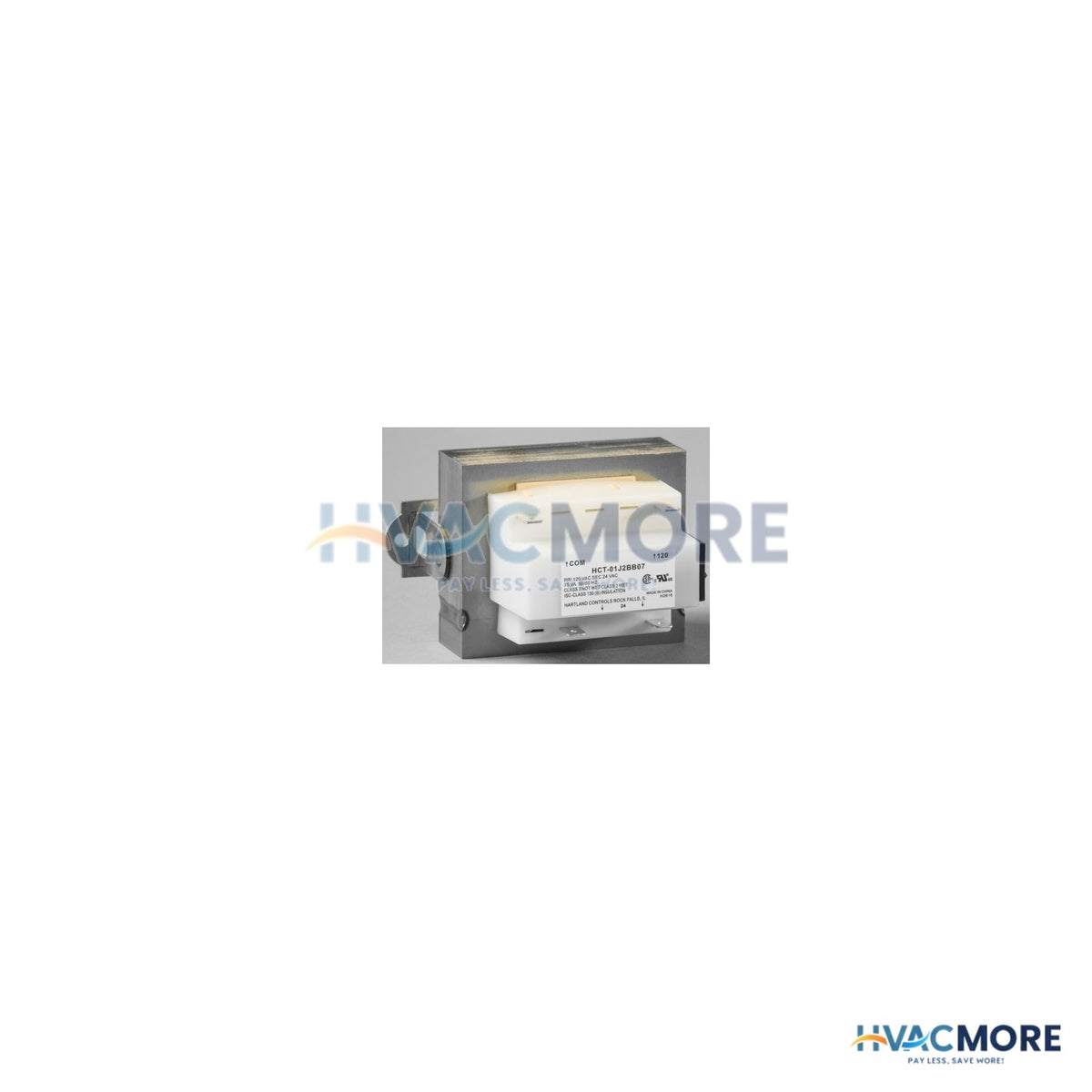 Hartland Controls 277V (Primary) 24V (Secondary), 75VA Transformer, Foot Mount HCT-03J2BB07